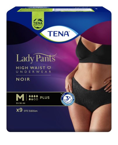 TENA Lady Pants Plus Noir M - inkontinencia fehérnemű 9x