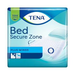   TENA Bed Secure Zone Plus Wings - Inkontinencia Ágyvédő betegalátét rögzítő szárnyakkal 180x80 cm 20x